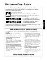 Preview for 3 page of Kenmore 721.80822 Use & Care Manual