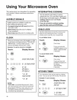 Preview for 16 page of Kenmore 721.80822 Use & Care Manual