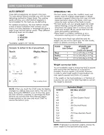 Preview for 18 page of Kenmore 721.8502 Series Use & Care Manual