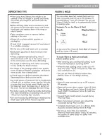 Preview for 21 page of Kenmore 721.8502 Series Use & Care Manual