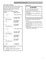 Preview for 17 page of Kenmore 721.8506 Series Use & Care Manual