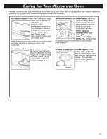 Preview for 29 page of Kenmore 721.8506 Series Use & Care Manual