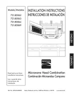 Kenmore 721.85062 Installation Instructions Manual preview