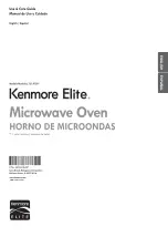 Preview for 1 page of Kenmore 721.8758 Series Use & Care Manual