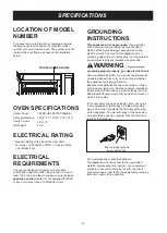 Preview for 6 page of Kenmore 721.8758 Series Use & Care Manual