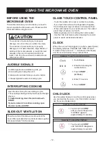 Preview for 12 page of Kenmore 721.8758 Series Use & Care Manual