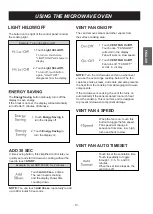 Preview for 13 page of Kenmore 721.8758 Series Use & Care Manual