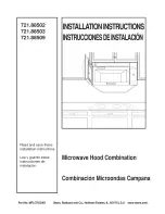 Kenmore 721.88502 Installation Instructions Manual preview