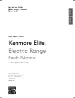 Preview for 1 page of Kenmore 721.9604 series Use & Care Manual