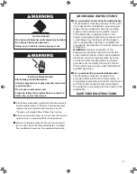 Preview for 5 page of Kenmore 722.1430 Series Use & Care Manual