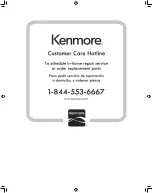 Preview for 34 page of Kenmore 722.1430 Series Use & Care Manual