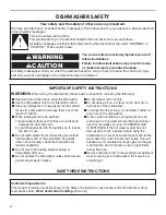 Preview for 4 page of Kenmore 722.1467 series Use & Care Manual