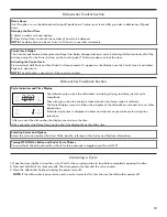 Preview for 19 page of Kenmore 722.1467 series Use & Care Manual