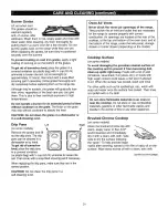 Предварительный просмотр 31 страницы Kenmore 72321 Use & Care Manual