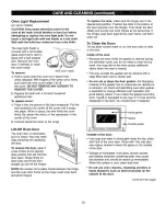 Предварительный просмотр 33 страницы Kenmore 72321 Use & Care Manual