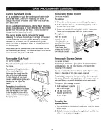 Предварительный просмотр 34 страницы Kenmore 72321 Use & Care Manual