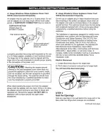 Предварительный просмотр 43 страницы Kenmore 72321 Use & Care Manual