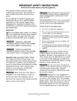 Preview for 3 page of Kenmore -7413 Use & Care Manual
