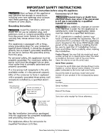 Preview for 7 page of Kenmore -7413 Use & Care Manual