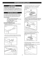 Preview for 12 page of Kenmore 7531 - 22.0 cu. Ft. Top Freezer Refrigerator Use & Care Manual