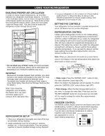 Preview for 18 page of Kenmore 7531 - 22.0 cu. Ft. Top Freezer Refrigerator Use & Care Manual