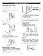 Preview for 22 page of Kenmore 7531 - 22.0 cu. Ft. Top Freezer Refrigerator Use & Care Manual