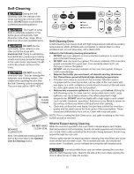 Preview for 22 page of Kenmore 7540 - Elite 36 in. Gas Use & Care Manual