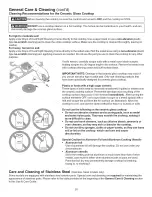 Preview for 26 page of Kenmore 7540 - Elite 36 in. Gas Use & Care Manual