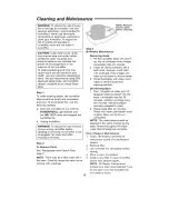 Preview for 12 page of Kenmore 758.154120 Operator'S Manual