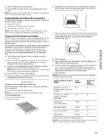 Preview for 19 page of Kenmore 7703 - Elite Oasis 7.0 cu. Ft. Capacity Flat Back Gas Dryer Use And Care Manual