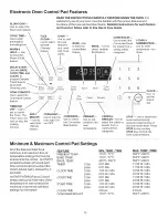 Предварительный просмотр 12 страницы Kenmore 7749 - Elite 30 in. Gas Range Use & Care Manual