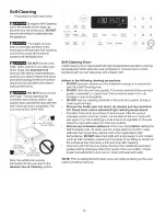 Предварительный просмотр 28 страницы Kenmore 7749 - Elite 30 in. Gas Range Use & Care Manual