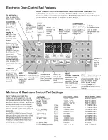 Предварительный просмотр 14 страницы Kenmore 7755 - Elite 30 in. Dual Fuel Range Use And Care Manual