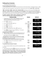 Предварительный просмотр 18 страницы Kenmore 7755 - Elite 30 in. Dual Fuel Range Use And Care Manual