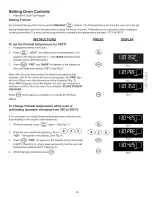 Предварительный просмотр 19 страницы Kenmore 7755 - Elite 30 in. Dual Fuel Range Use And Care Manual