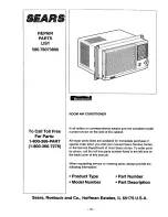 Preview for 15 page of Kenmore 78073 Owner'S Manual