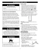 Preview for 8 page of Kenmore 7830 - 22.6 cu. Ft. Trio Bottom Freezer Refrigerator Use & Care Manual