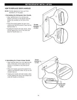 Preview for 10 page of Kenmore 7830 - 22.6 cu. Ft. Trio Bottom Freezer Refrigerator Use & Care Manual