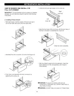 Preview for 14 page of Kenmore 7830 - 22.6 cu. Ft. Trio Bottom Freezer Refrigerator Use & Care Manual