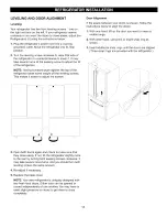 Preview for 15 page of Kenmore 7830 - 22.6 cu. Ft. Trio Bottom Freezer Refrigerator Use & Care Manual