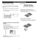 Preview for 20 page of Kenmore 7830 - 22.6 cu. Ft. Trio Bottom Freezer Refrigerator Use & Care Manual