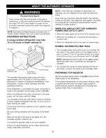 Preview for 25 page of Kenmore 7830 - 22.6 cu. Ft. Trio Bottom Freezer Refrigerator Use & Care Manual