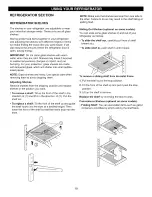 Предварительный просмотр 19 страницы Kenmore 7834 - Elite 23.0 cu. Ft. Trio Bottom Freezer Refrigerator Use & Care Manual