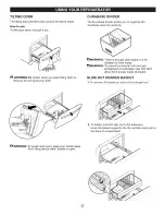 Предварительный просмотр 22 страницы Kenmore 7834 - Elite 23.0 cu. Ft. Trio Bottom Freezer Refrigerator Use & Care Manual