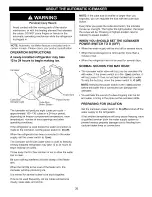 Предварительный просмотр 26 страницы Kenmore 7834 - Elite 23.0 cu. Ft. Trio Bottom Freezer Refrigerator Use & Care Manual