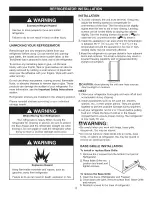 Preview for 8 page of Kenmore 7840 - 23.0 cu. Ft. Bottom-Freezer Refrigerator Use & Care Manual