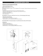 Preview for 11 page of Kenmore 7840 - 23.0 cu. Ft. Bottom-Freezer Refrigerator Use & Care Manual