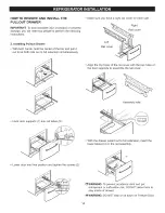 Preview for 14 page of Kenmore 7840 - 23.0 cu. Ft. Bottom-Freezer Refrigerator Use & Care Manual