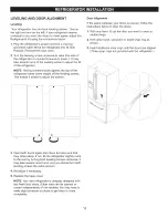 Preview for 15 page of Kenmore 7840 - 23.0 cu. Ft. Bottom-Freezer Refrigerator Use & Care Manual