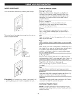 Preview for 19 page of Kenmore 7840 - 23.0 cu. Ft. Bottom-Freezer Refrigerator Use & Care Manual